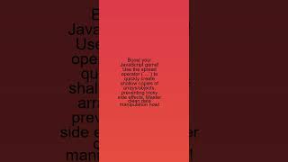 JS Tip: Master Spread Operator in 60s! ✨