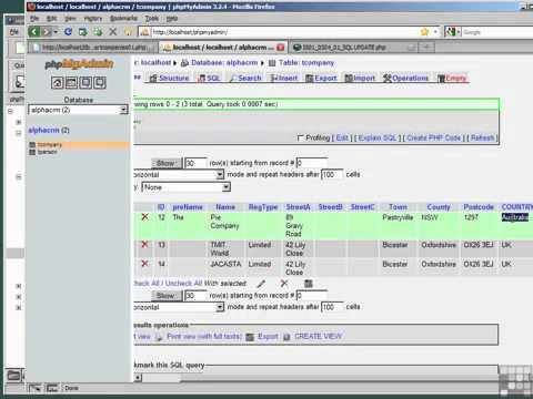 Beginner PHP and MySQL Tutorial