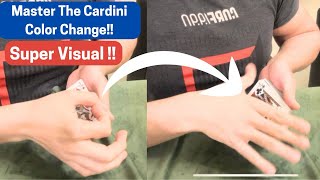 Learn the Cardini Card Change for Beginners!!