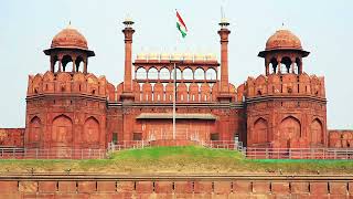 Details Majestic facade of red fort in old delhi | Free Stock Video without Watermark or Copyright News