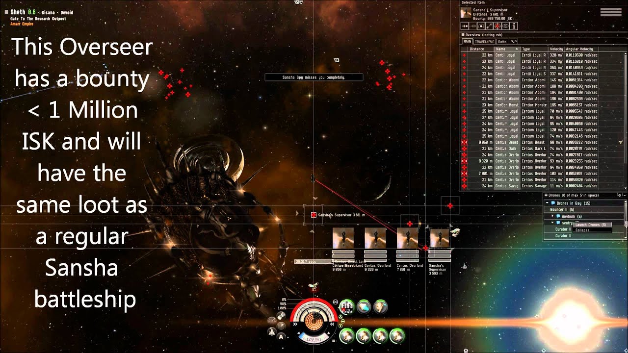 EVE Online: World's Collide (Angel/Sansha) Overseer Farming