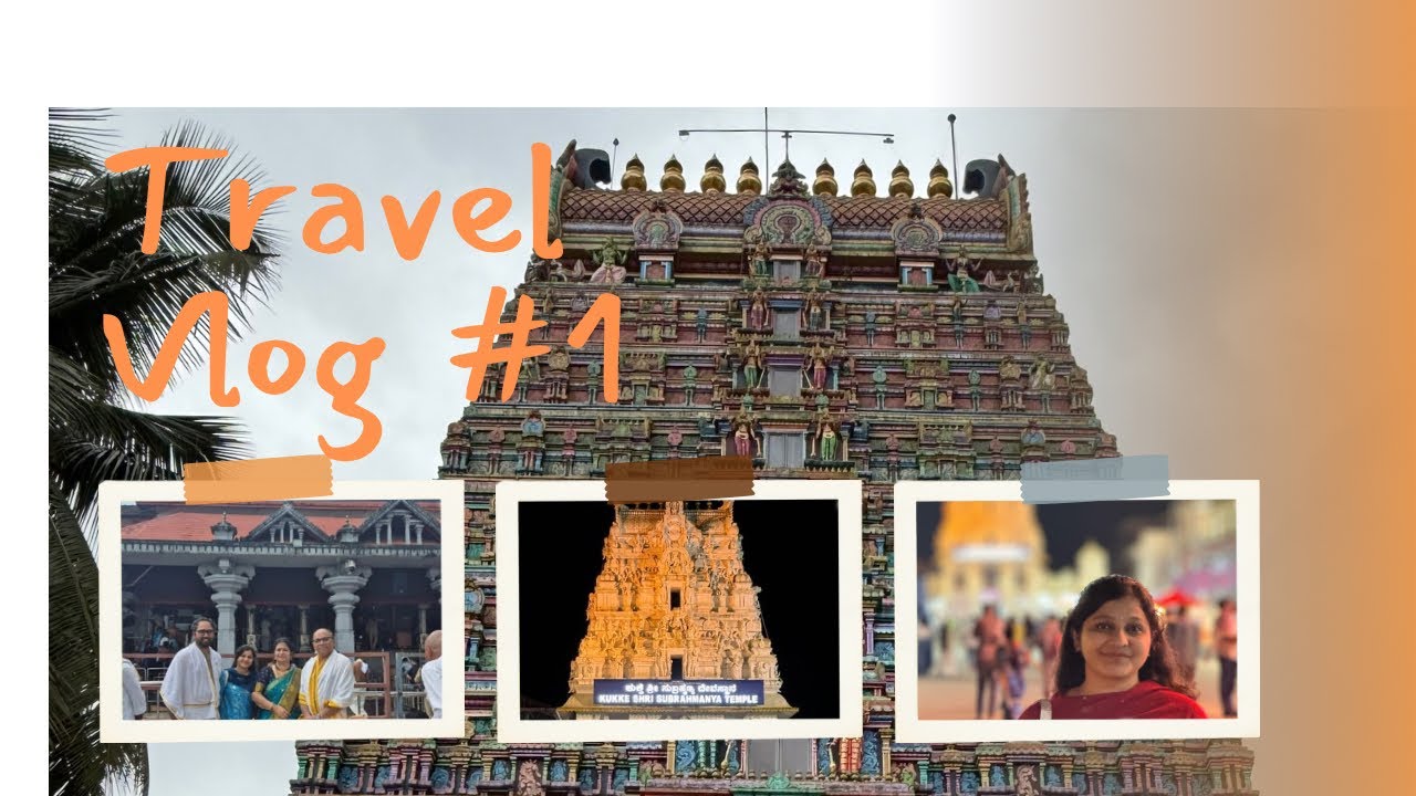 Temple Tour | Dharmasthala, Kukke, Sringeri & Belur Travel Vlog ✨