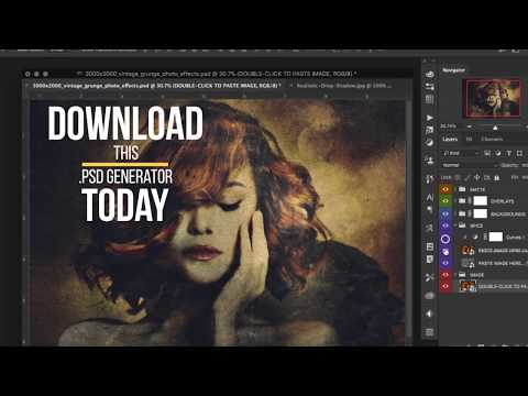 Vintage Grunge Photo FX Generator, a Graphic by the little wonder shop (Thumbnail 10 of 10)