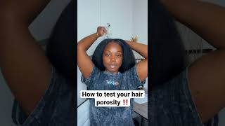 How to test your hairs porosity… The Correct Way!