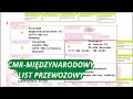 CMR. Międzynarodowy List Przewozowy