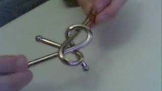 Metal Puzzle "Loop" 4 Seconds Fast and How to Solve!