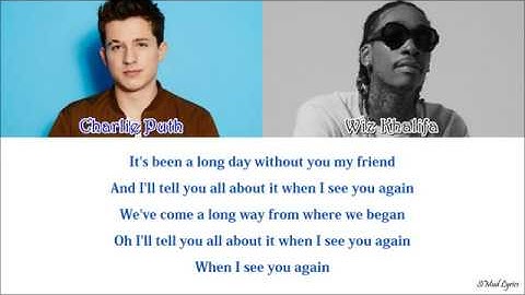 Wiz Khalifa - See You Again (Feat. Charlie Puth)_Lyrics