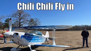 Triple Tree aerodrome. Chili chili fly in
