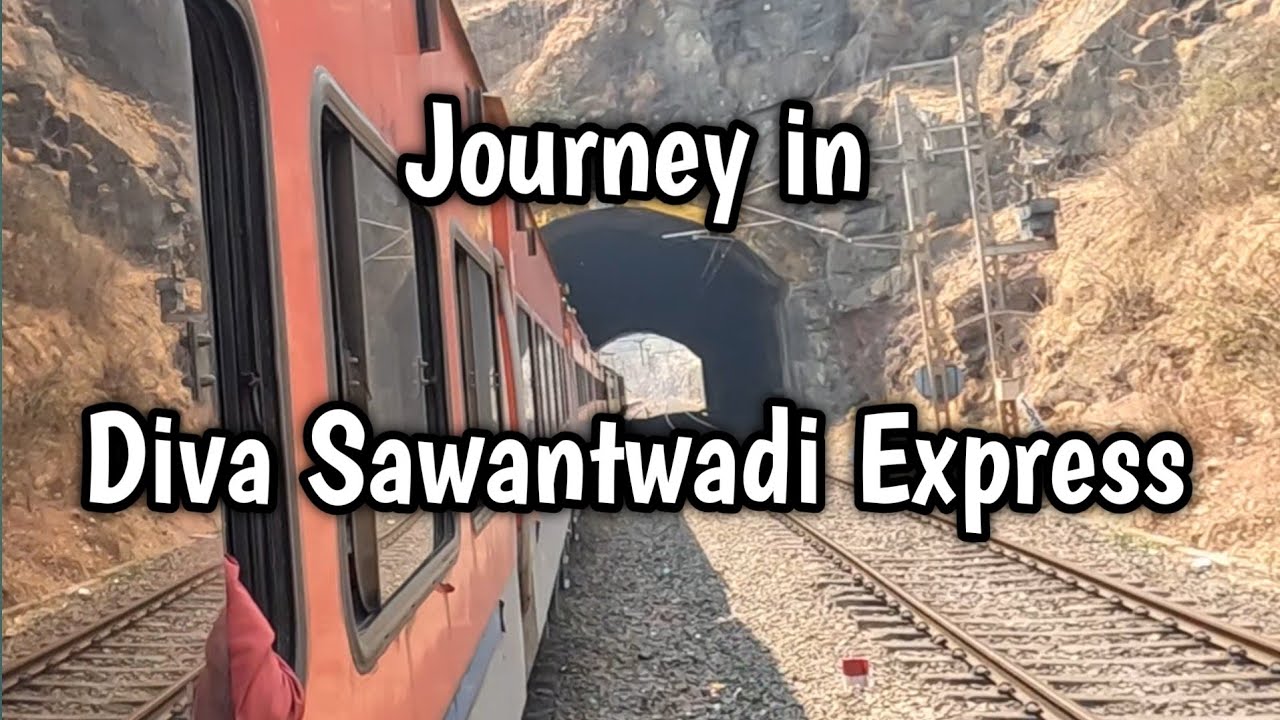 170 years of Indian Railway || Diva To Vilavade  in Sawantwadi Express full Journey #konkanrailway
