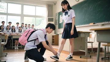 No One Dared Sit Next To School Bully—Until A Poor Transfer Student Did,Now He Obeys Her Every Word!