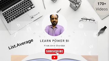 Power BI Tutorial Series for Beginners 174: Power Query- List.Average