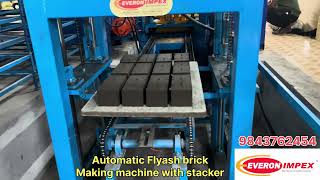Fully Automatic Fly Ash Brick Making Machine with Stacker Type | Everon Impex | Contact 98437 62454