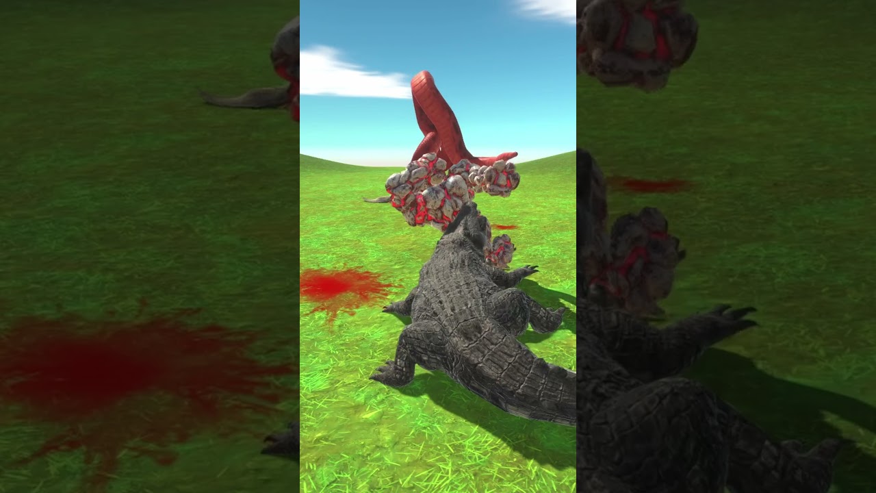LAVA GOLEM VS REPTILES - Animal Revolt Battle Simulator