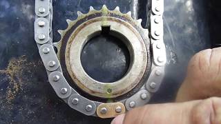 how to install a timing chain on a 2.0 chevy tracker/vitara part 1