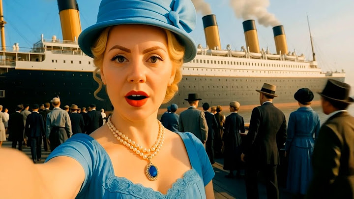 POV: You're a 1912 Influencer on the Titanic ✨📸 (bad idea)