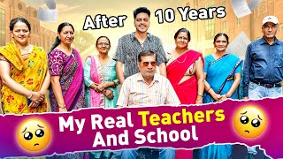 Meeting My Real Teachers in My Real School ❤️ After 10 Years 🥹 Rachit Rojha