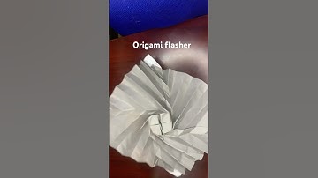 Origami flasher by Jeremy Schafer #shorts #origami