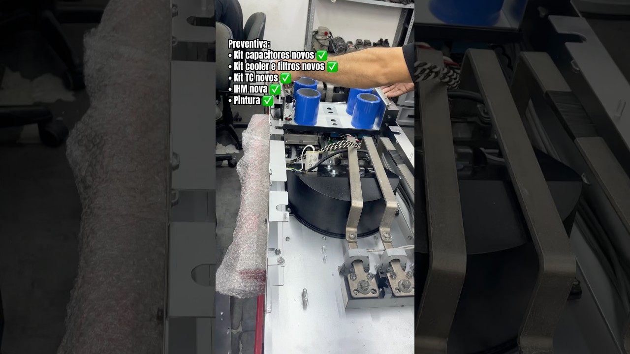 Finalização de preventiva em inversor FC102 110KW 