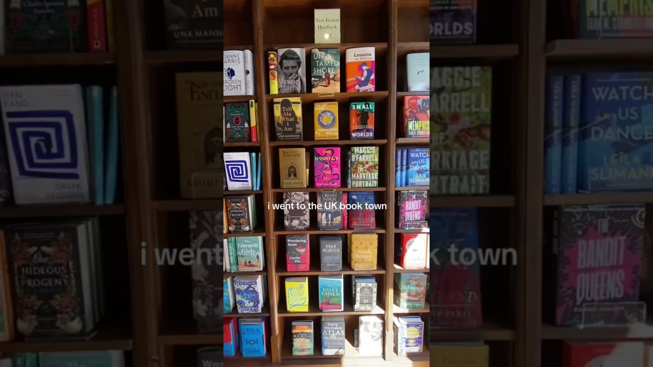 this UK book town has 1 bookstore for every 50 people