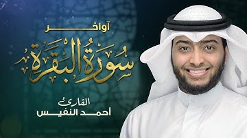 تلاوة مليئة بالهدوء أواخر سورة البقرة  | أحمد النفيس