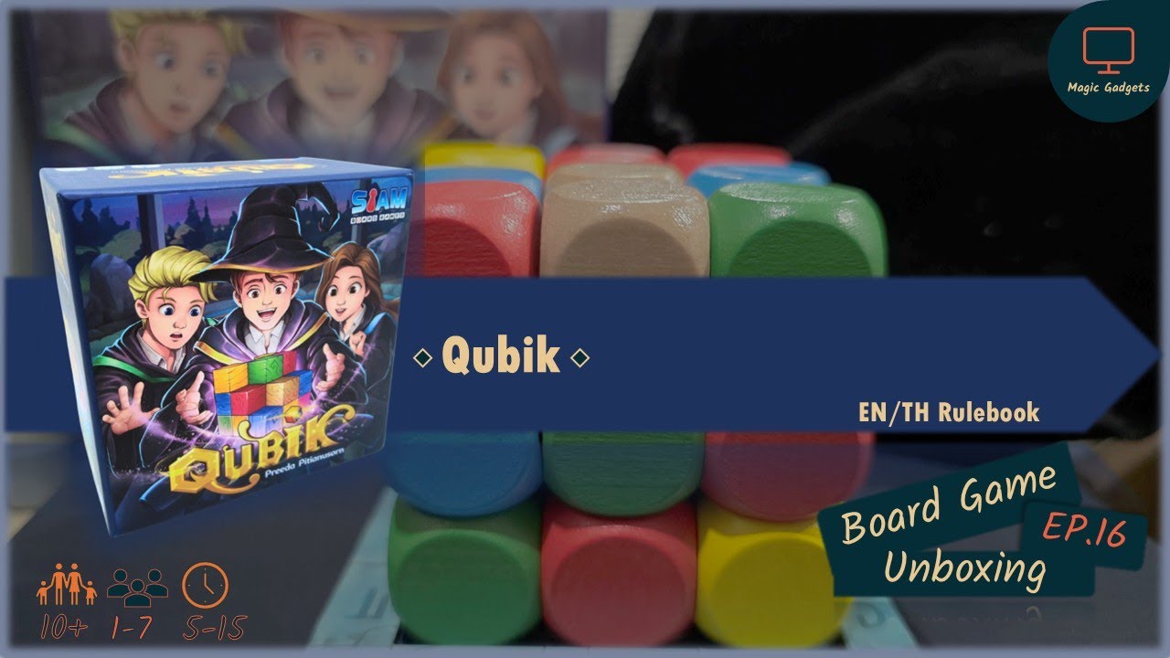 Qubik | Board Game Unboxing EP.16 | คิวบิค - YouTube