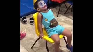 sad joker kid sitting on chair || meme template