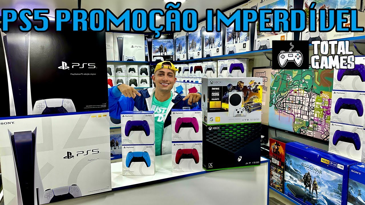 PS5 PROMOÇÃO IMPERDÍVEL SÓ AQUI NA TOTAL GAMES SANTA EFIGÊNIA 