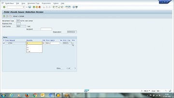create material reservation in SAP MM and Goods consumption    T Code MB21 and MIGO