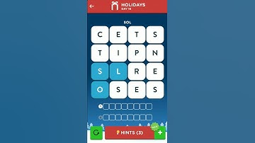 Wordbrain 2 Holiday Event December 16 2019 | Wordbrain 2 Holiday Event Day 16
