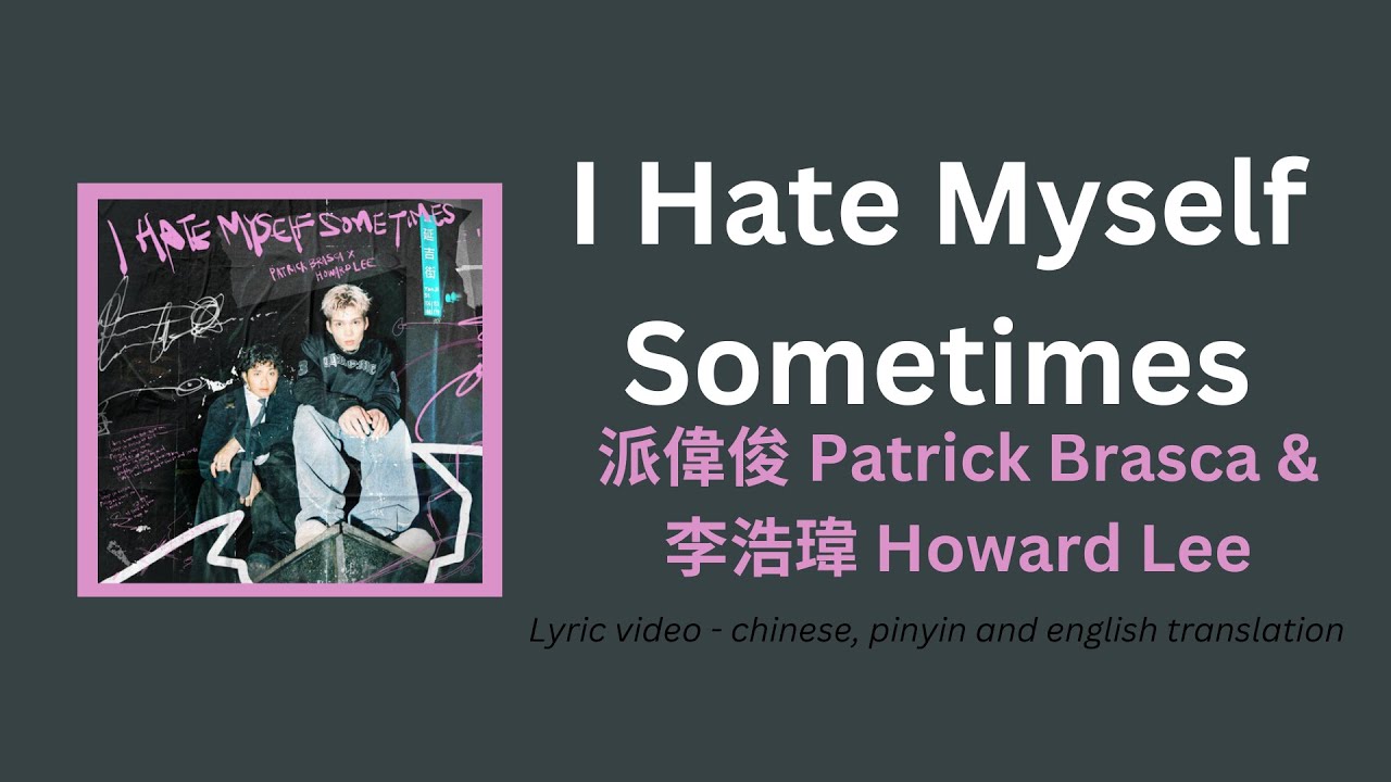 eng-pinyin-i-hate-myself-sometimes-patrick-brasca-howard