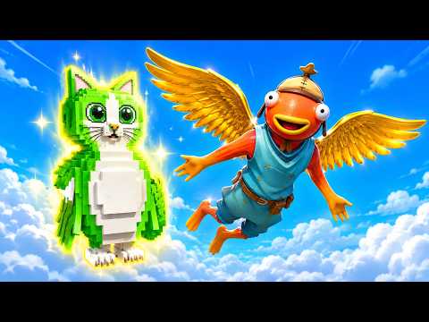 Getting OP SECRETS with CHEATER WINGS in FORTNITE 🤣