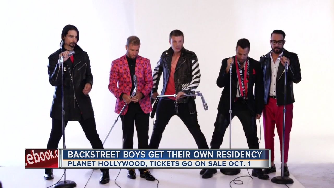 Backstreet Boys announce residency at Hollywood YouTube