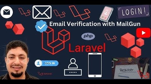 التحقق من الايميل عن طريق mailgun وارسال رسالة الي الايميل laravel login #004 email verification