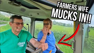 Farmer needs more help, so dares to enlist the wife!!