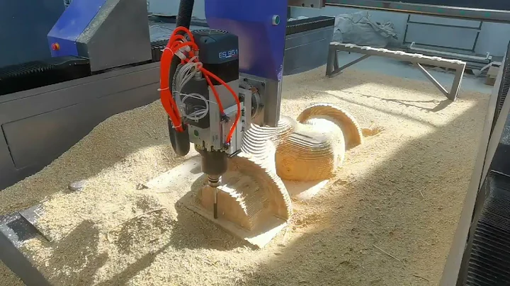 AccTek cnc router 4 axis AKM1325 4A wooden mode engrave