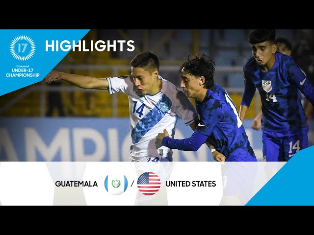 CU17M 2023 Highlights  Guatemala vs United States 