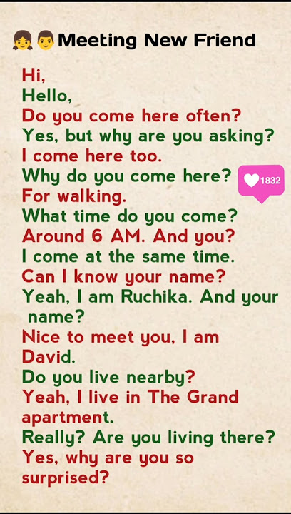 English Conversation Practice #englishconversationpractice
