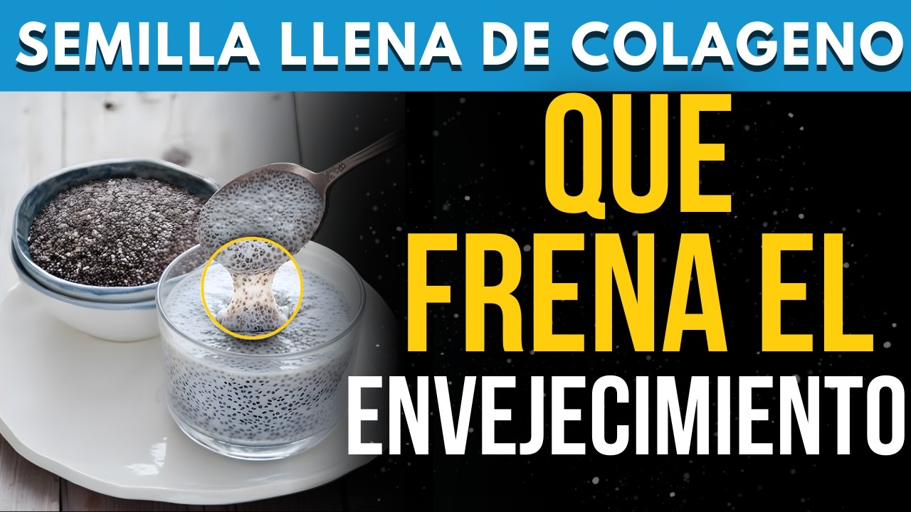 4 SEMILLAS que ESTIMULAN el COLÁGENO de FORMA NATURAL y mantienen la PIEL JOVEN