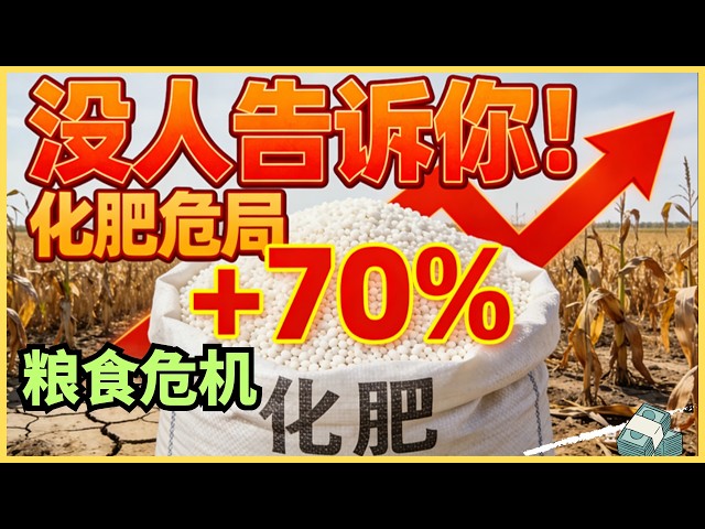 化肥暴涨70%，没人告诉你！2027粮食恐慌倒计时，比石油更致命