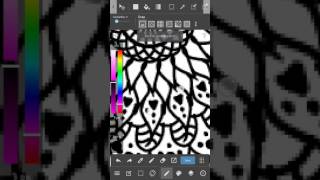 How to make beatiful brush in medi bang paint android using small screen