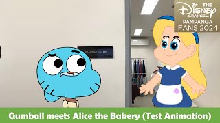 Gumball Meets Alice The Bakery Test Animation