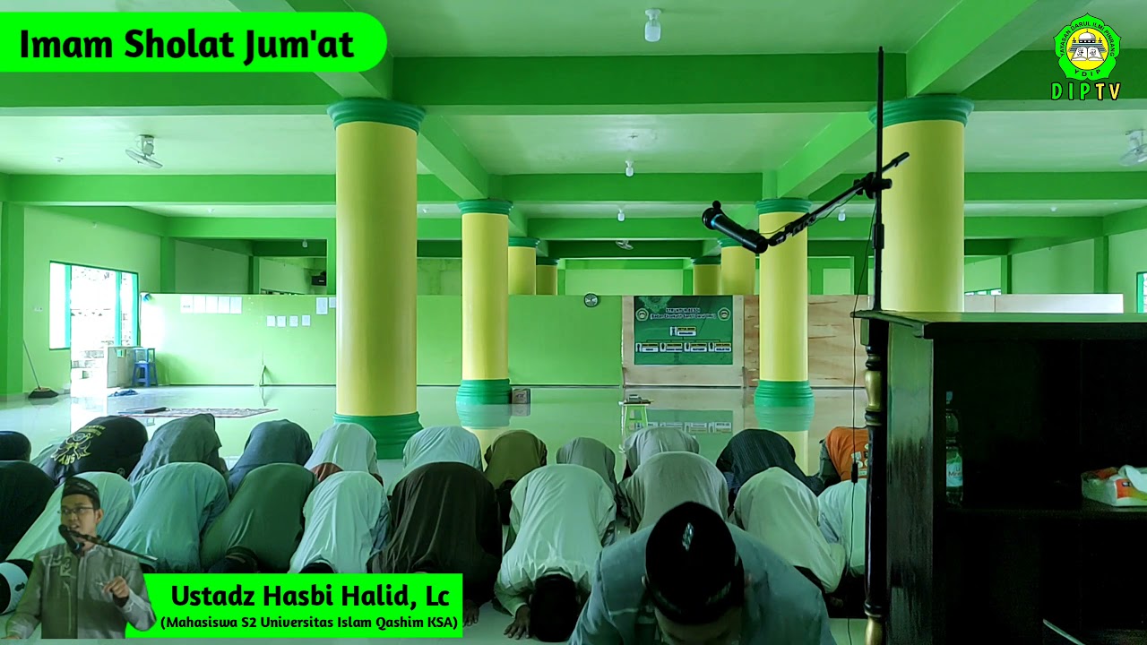 Imam Sholat Jum'at : Ustadz Hasbi Halid, Lc