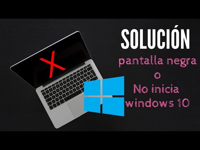 Black screen solution or Windows 10 won't start - YouTube