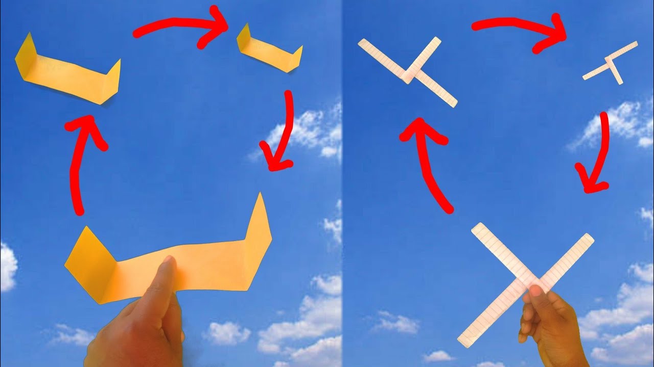 How to make easy paper boomerang || easy paper rotating boomerang helicopter || boomerang paper toys