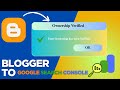 Verify your Blogger website Ownership in Google Search Console &amp; Get Access FAST Without Developers