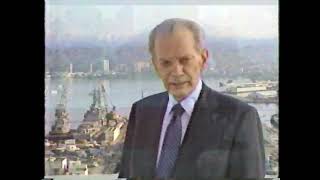 RETRO "David Brinkley PEARL HARBOR ABC News" TV Commercial (1991)