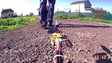 tricopter first flight and crash - esc failure
