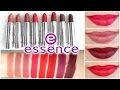 Essence Matt Matt Matt Lipstick Review + Lip Swatches || Best Drugstore Matte Lipstick?