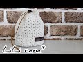 大人ハート巾着の編み方☆かぎ針編み(Crochet Pattern☆Drawstring Bag)