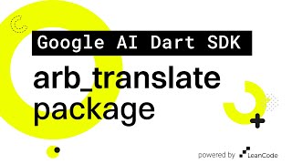 Google Ai Dart Sdk Arbtranslate Package By Leancode